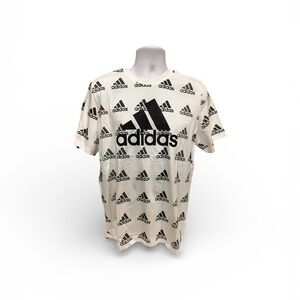 NWT Mens Adidas men's all-over print (AOP) logo t-shirt size Medium